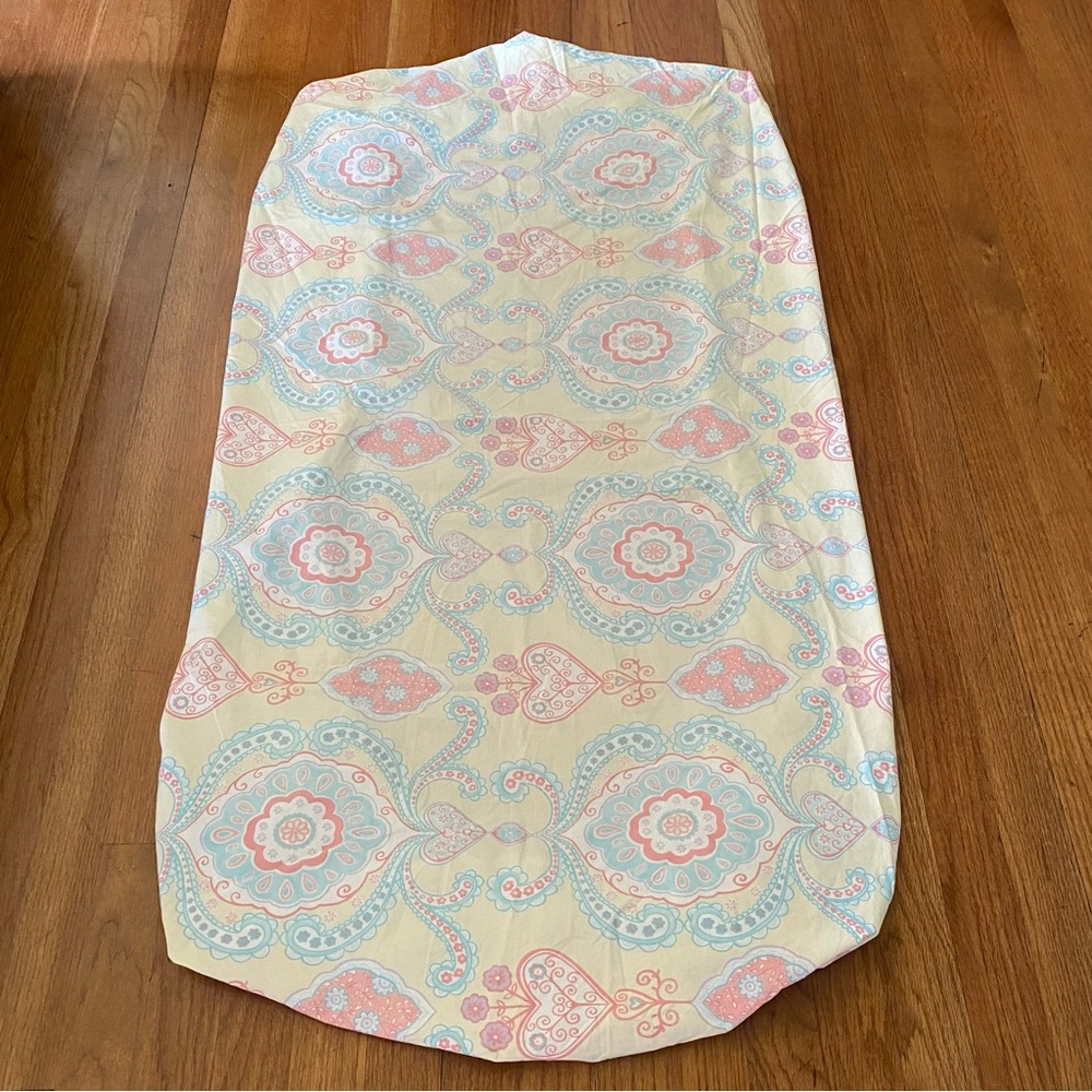 Pottery Barn Kids Pastel Paisley Fitted Sheet Crib